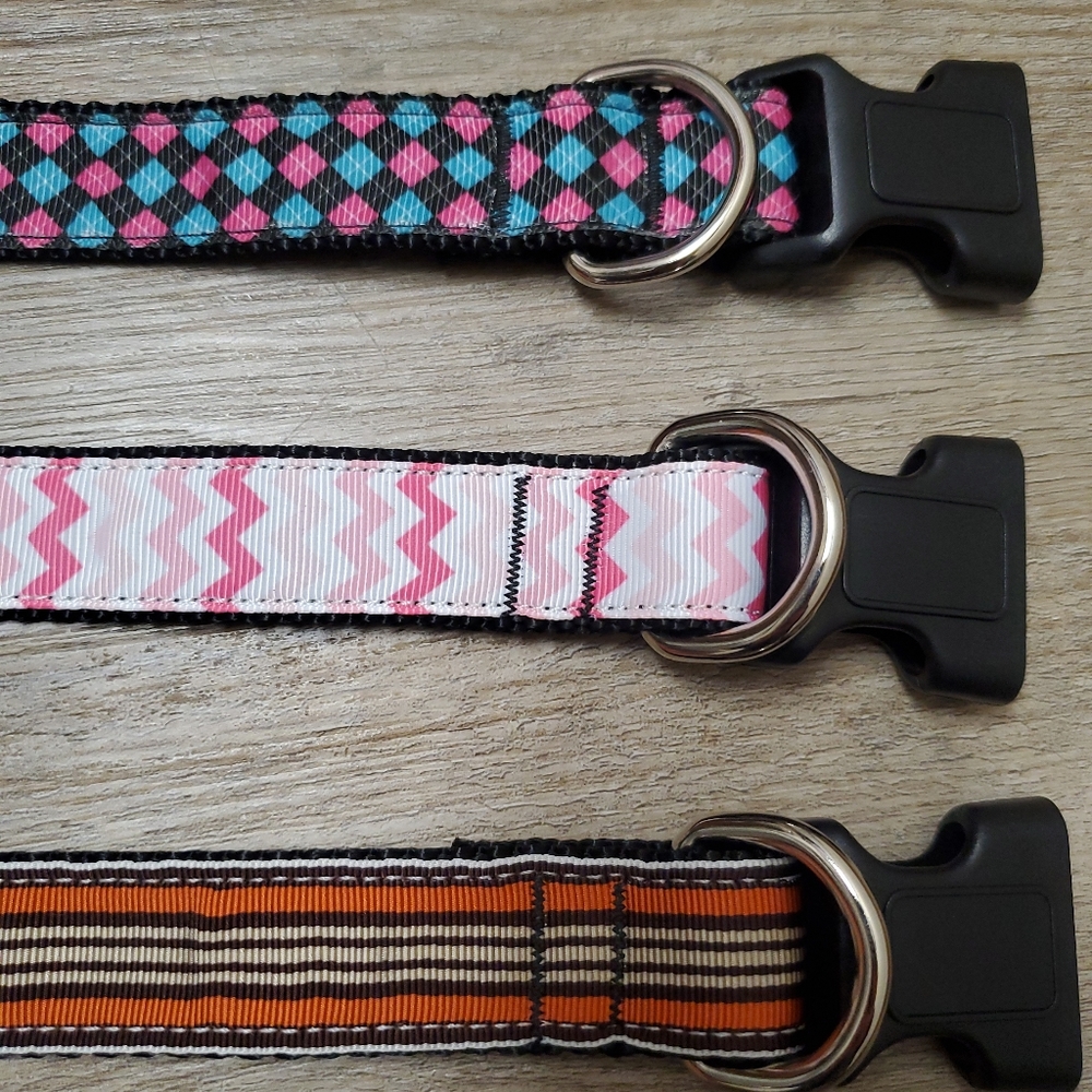 Set of 3 dog collars NWT